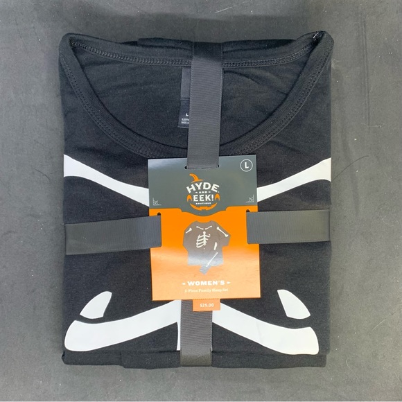 Hyde & Eek! Skeleton Halloween Target Pajamas Set - Picture 2 of 5